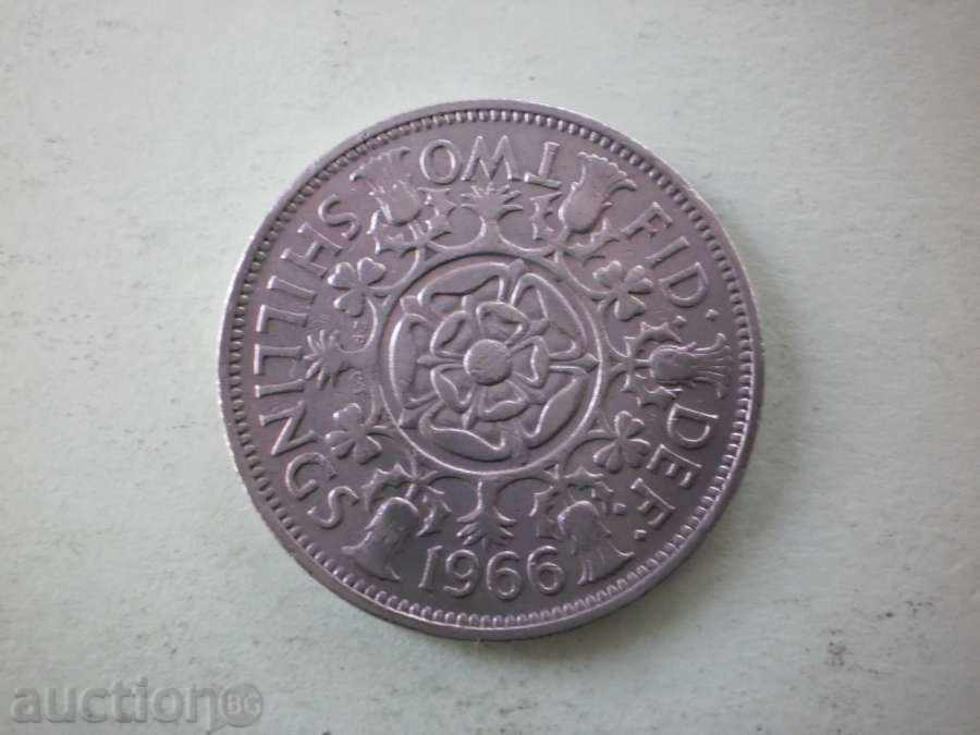 2 Shilling 1966 United Kingdom