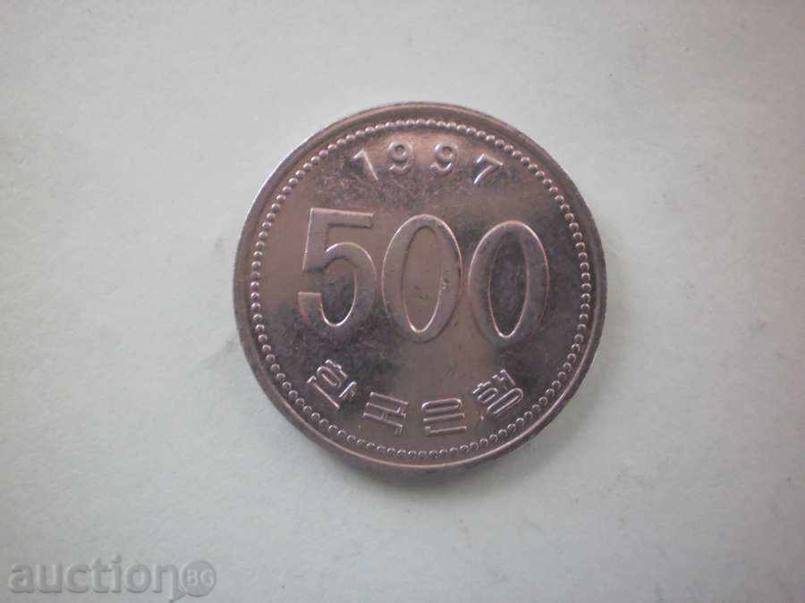 500  вон  1997  Корея