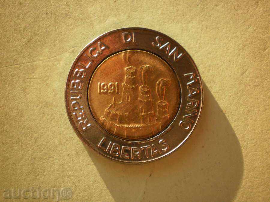 500   лири  1991  Сан Марино FAO с цена € 3.58 | 7.00 лв.
