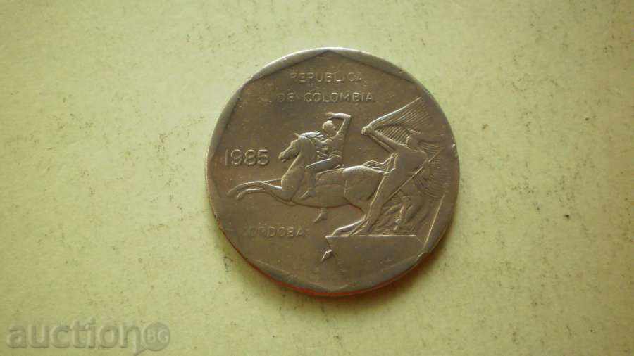 10 peso 1985 COLUMBIA