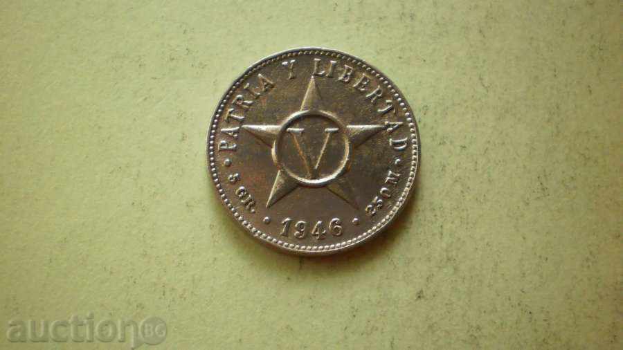 5 CENTAVOS 1946  КUBA