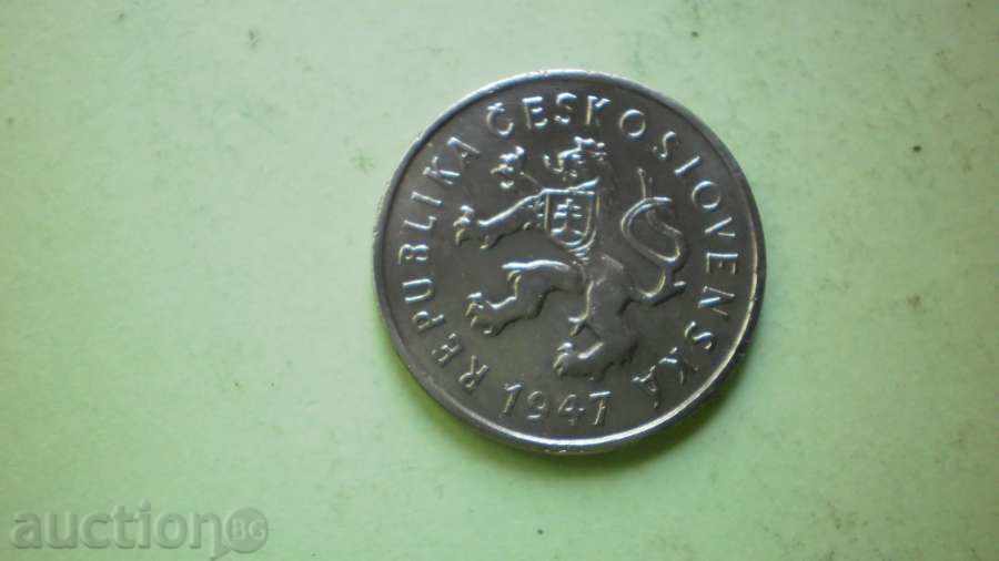2  КРОНИ  1947  ЧЕХОСЛОВАКИЯ с цена € 2.56 | 5.01 лв.