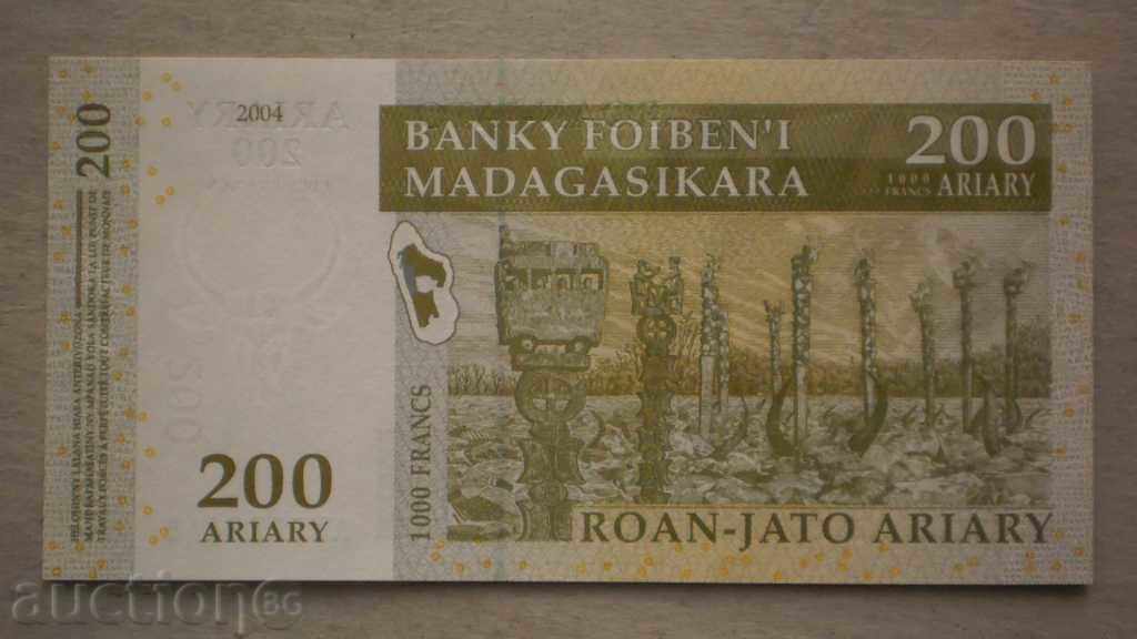 № 70. 200 de arierate 1000FRANKA 2004 MADAGASCAR cu preț € 2.56 | 5.01 BGN № 70. 200 de arierate 1000FRANKA 2004 MADAGASCAR cu preț € 2.56 | 5.01 BGN