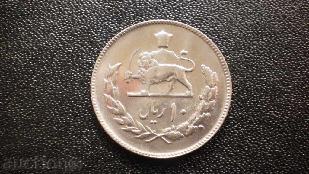 ♏ 2. 10 RIALA 1974 IRAN