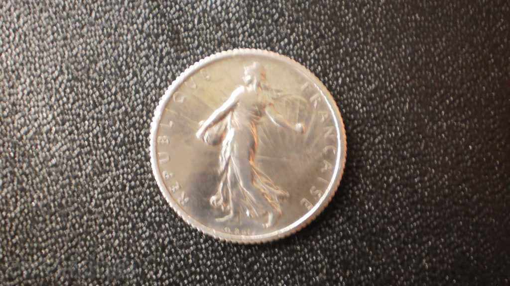 ♏ 15. 1 FRANK 1917 ΓΑΛΛΙΑ Silver με τιμή € 6.14 | 12.01 BGN