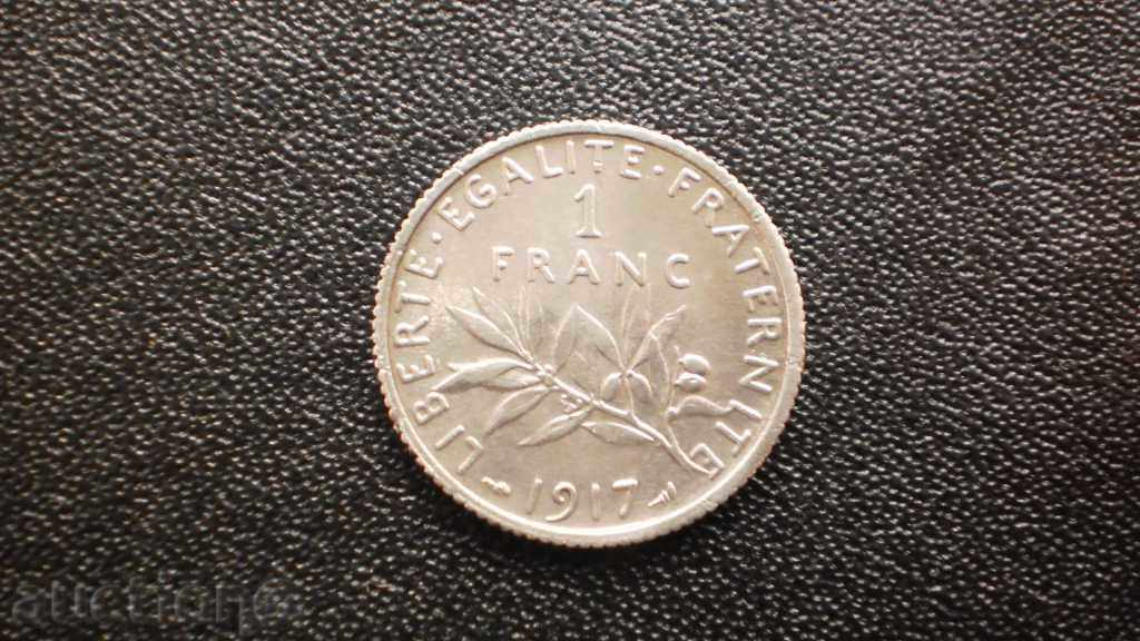 ♏ 15. 1 FRANK 1917 FRANȚA Silver