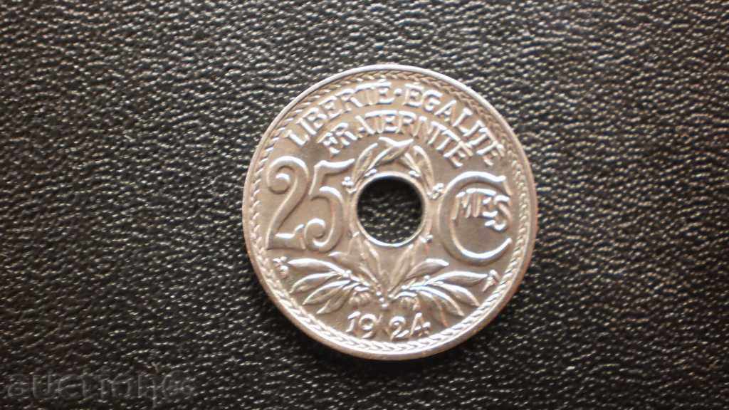 ♏ 21. 25 centime 1924 FRANTA