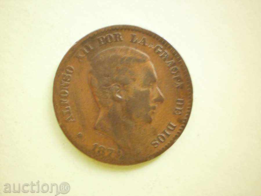 Licitație 10 tsentimo 1879 Spania Licitație 10 tsentimo 1879 Spania