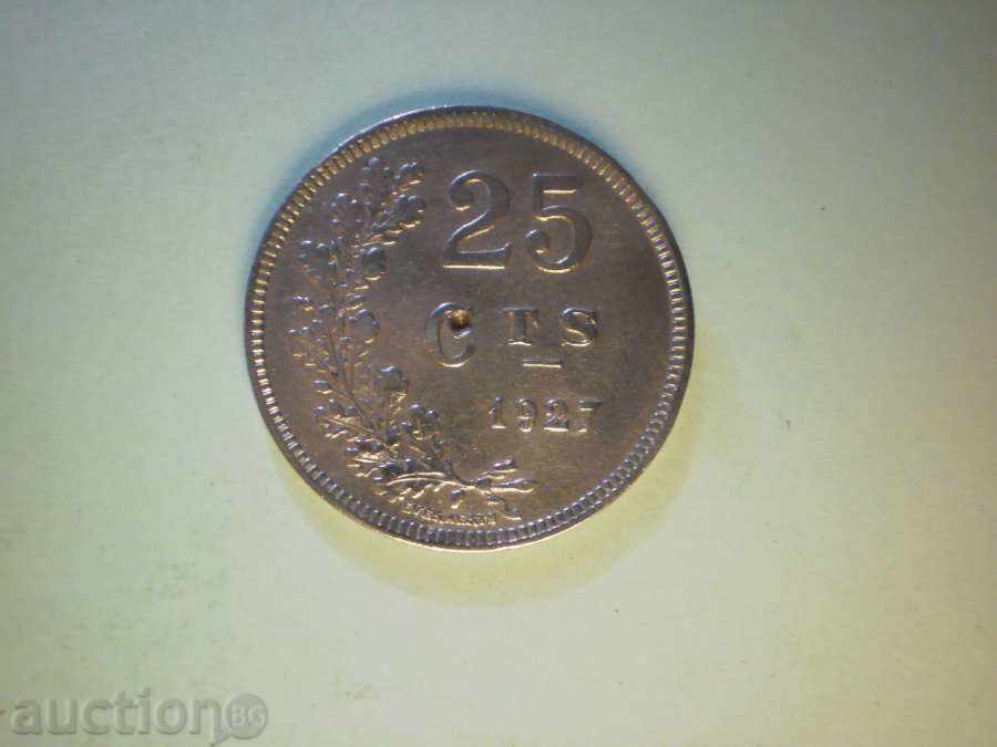 25 cent 1927 LUXEMBOURG with price € 3.58 | 7.00 BGN 25 cent 1927 LUXEMBOURG with price € 3.58 | 7.00 BGN
