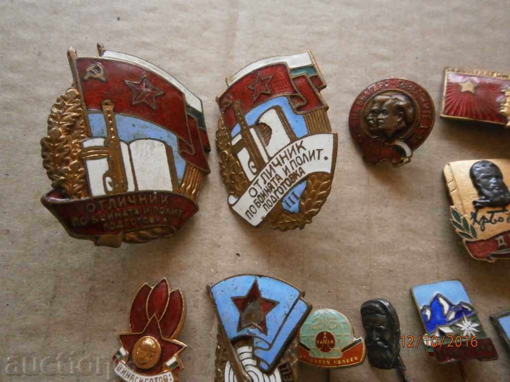 Delivery of LOT badges enamelled bronze screw Delivery of LOT badges enamelled bronze screw
