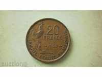 20 FRANCS 1950 FRANCE