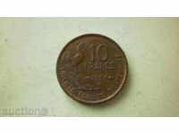 10 FRANCS 1951B FRANCE