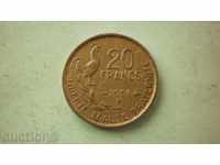 20 FRANCS 1951B FRANTA