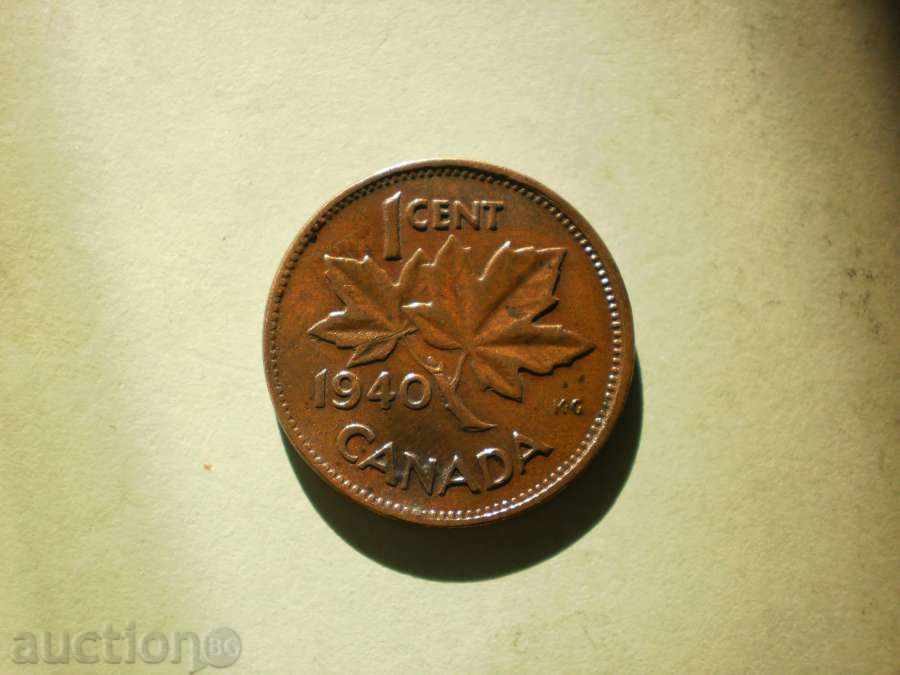 1 cent 1940 Canada