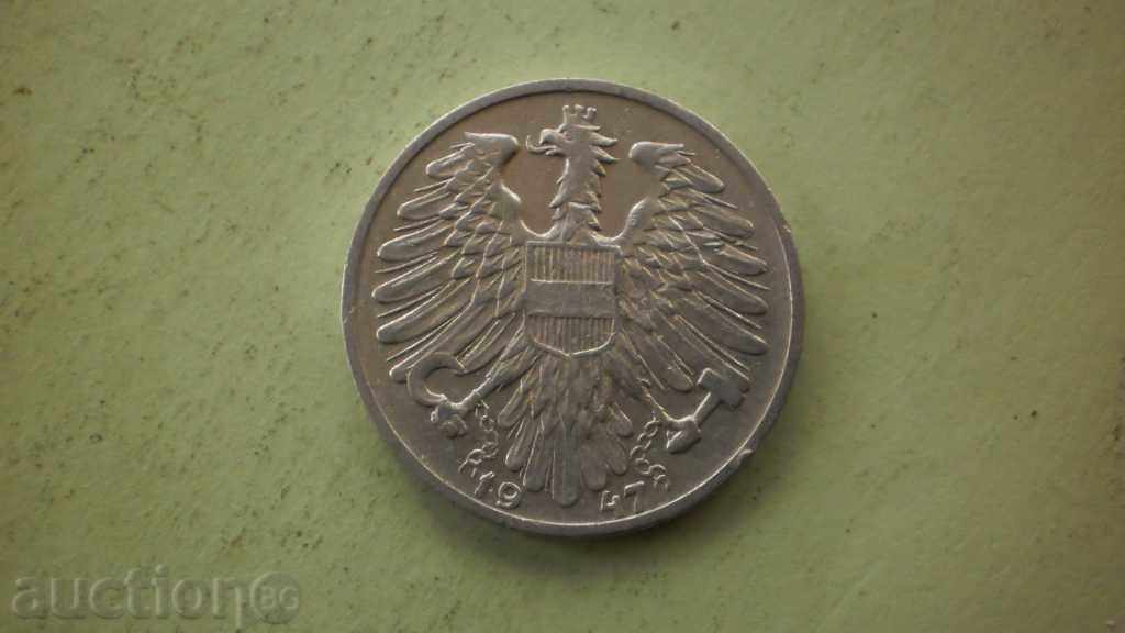 1  ШИЛИНГ 1947  АВСТРИЯ - РЯДКА с цена € 2.56 | 5.01 лв.