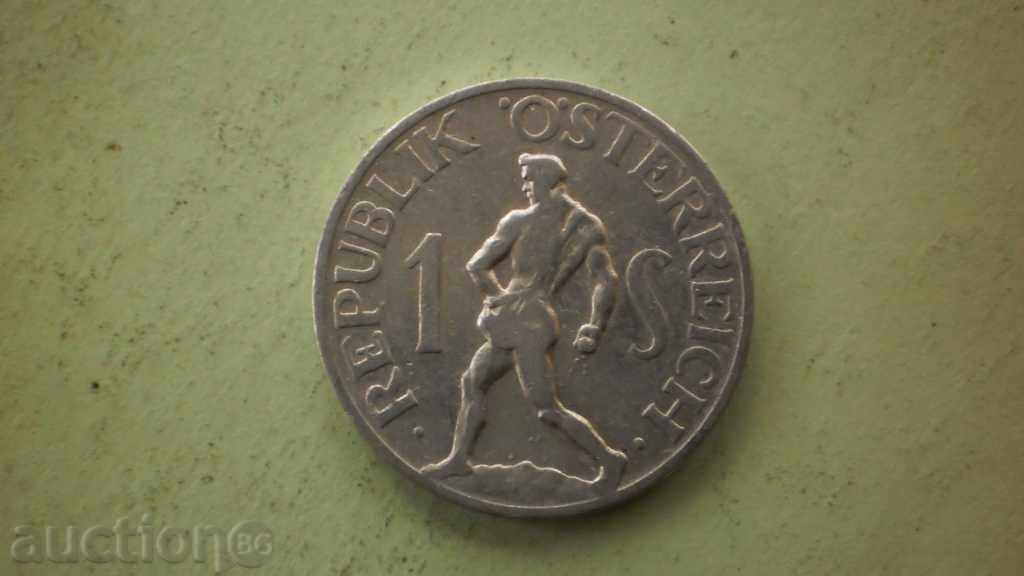 1 Schilling 1947 AUSTRIA - rar