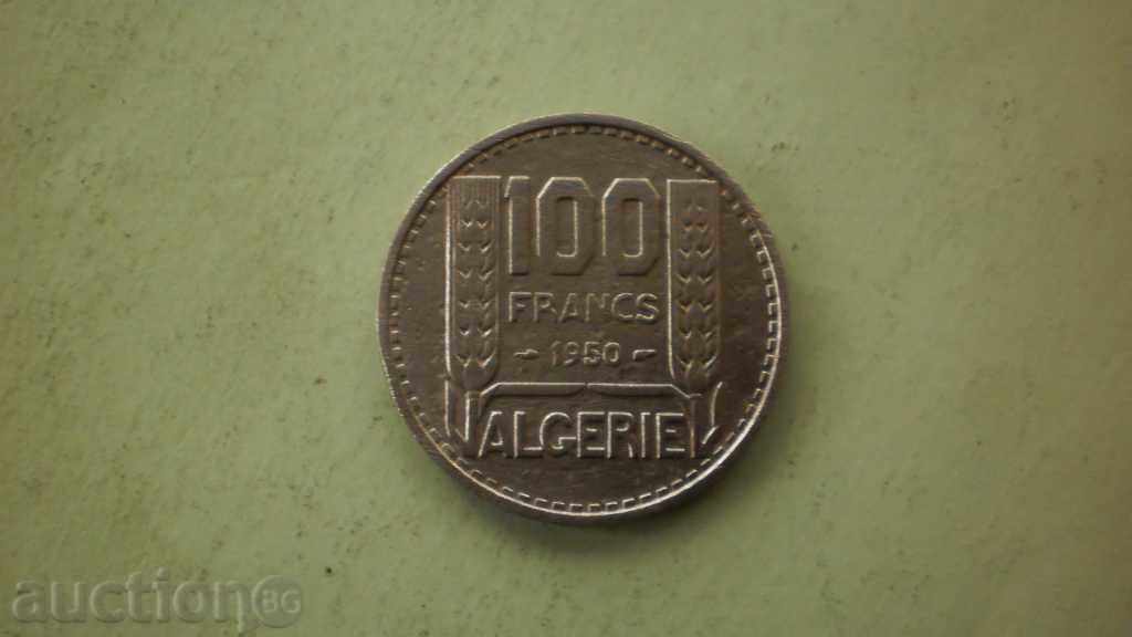 100 FRANCA 1950 Algeria Franceză