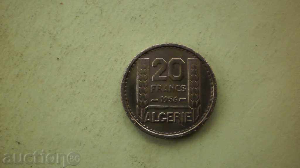 20 FRANCA 1956 γαλλική Αλγερία