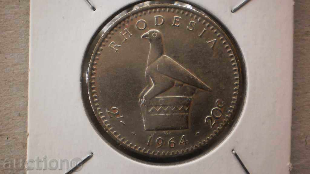 2-Schilling 20 CENT 1964 RODEZIYA- rar