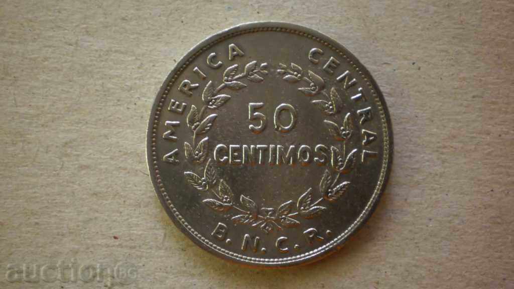 50 centimos 1948 COSTA RICA with price € 3.07 | 6.00 BGN