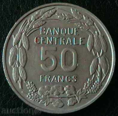 50 φράγκα το 1960 το Καμερούν