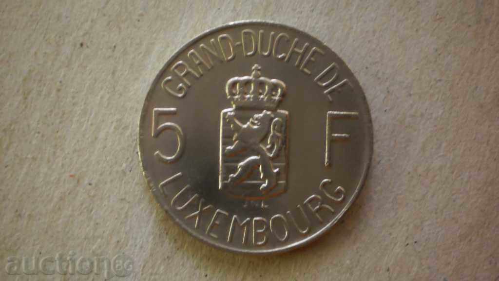 Luxembourg 5 FRANCS 1962 LUXEMBOURG with price € 4.09 | 8.00 BGN