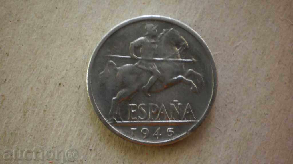 Spain 10 CENTS 1945 ESPANA