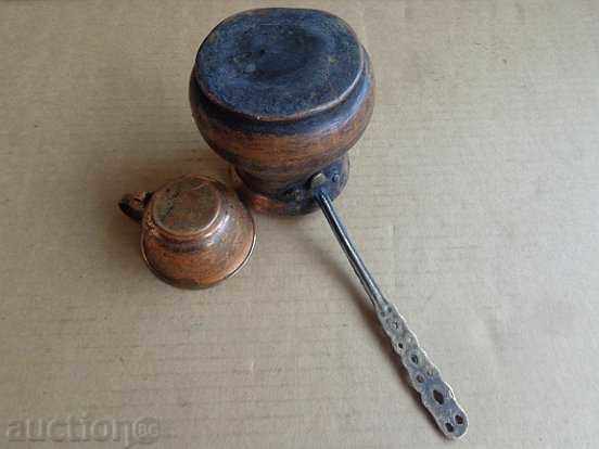 Copper wrought iron, copper pot, baker cup of coffee - 6 Copper wrought iron, copper pot, baker cup of coffee - 6