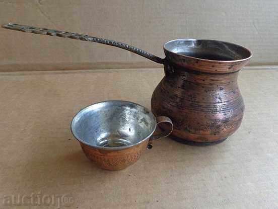 Copper wrought iron, copper pot, baker cup of coffee - 7 Copper wrought iron, copper pot, baker cup of coffee - 7