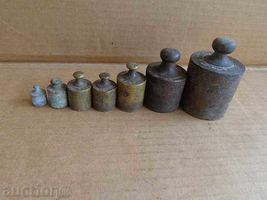 Delivery of Lot weighing scales, scales, control weight, exaggeration