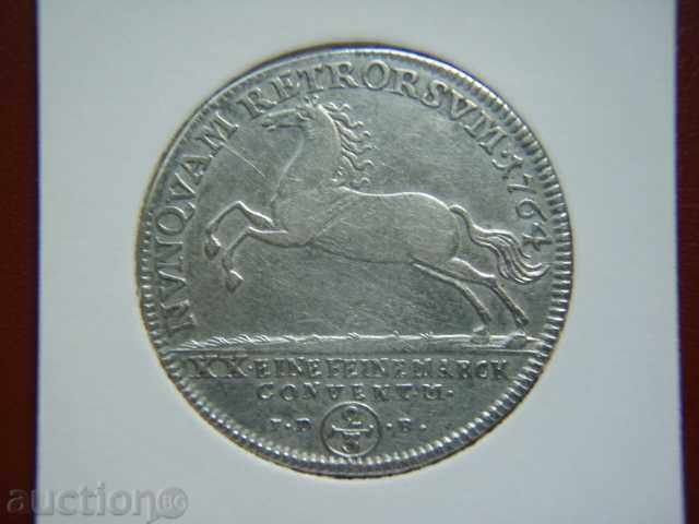 2/3 Thaler 1764 Brunswick-Wolfenbuttel (German States) - XF с цена € 189.89 | 371.39 лв.