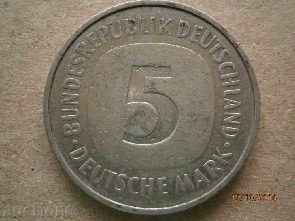 5 MARK MARKES Germany - 6 5 MARK MARKES Germany - 6