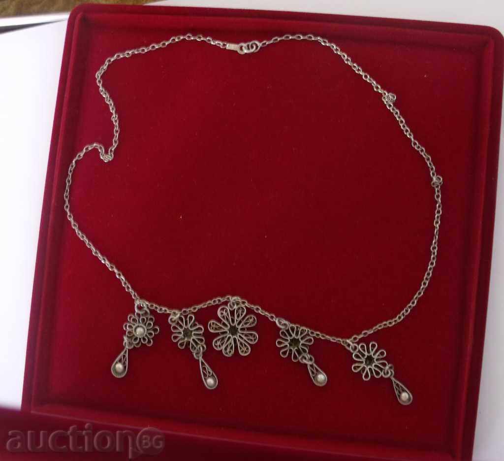 Licitație SILVER sindzhircheto filigram CU BOX Licitație SILVER sindzhircheto filigram CU BOX