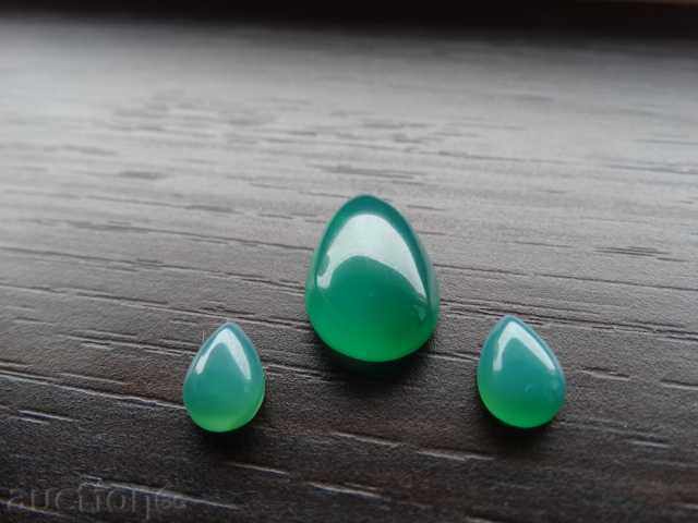 Delivery of natural chalcedon - 3 drops of a capstone set Delivery of natural chalcedon - 3 drops of a capstone set