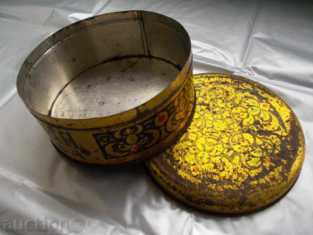 Auction STARA METAL BOX "TAHAN HALVA" FROM SOCIAL TIME Auction STARA METAL BOX "TAHAN HALVA" FROM SOCIAL TIME