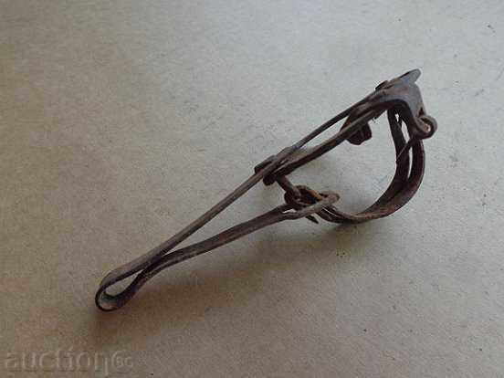 Old mosquito trap mantle, wrought iron primitive marker - 6 Old mosquito trap mantle, wrought iron primitive marker - 6