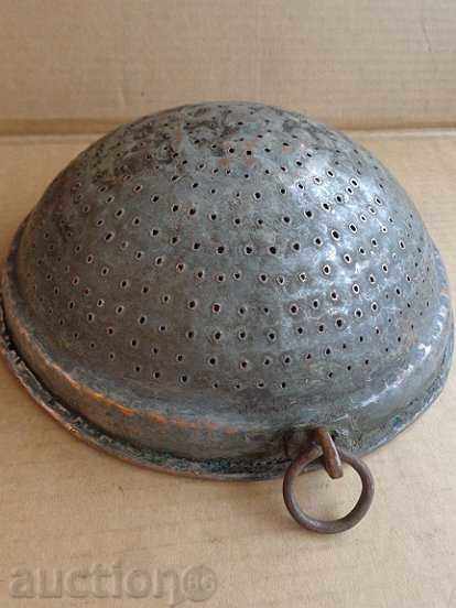 Χάλκινο τρυπητό πιάτο Χάλκινο εβραϊκό δώρο Leon A Suzy 1932 - 6 Χάλκινο τρυπητό πιάτο Χάλκινο εβραϊκό δώρο Leon A Suzy 1932 - 6