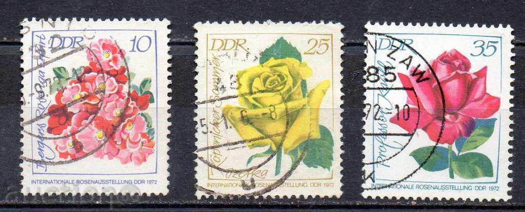 1972. ГДР. Международна изложба на рози -  II издание.