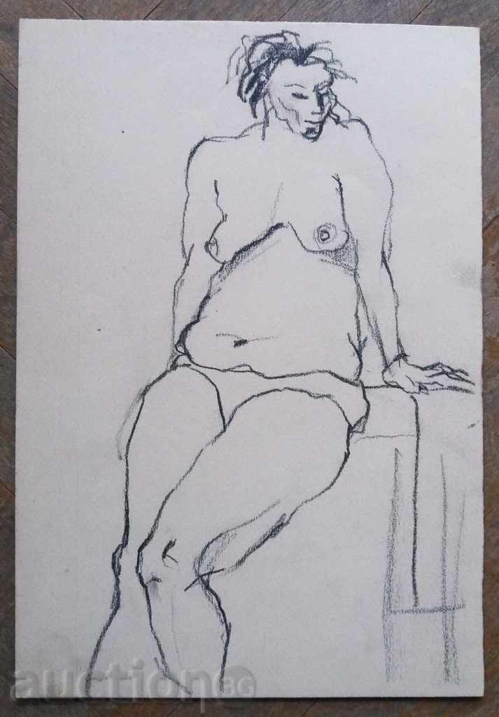 1210 Autor necunoscut Nude R.19 / 27 cm