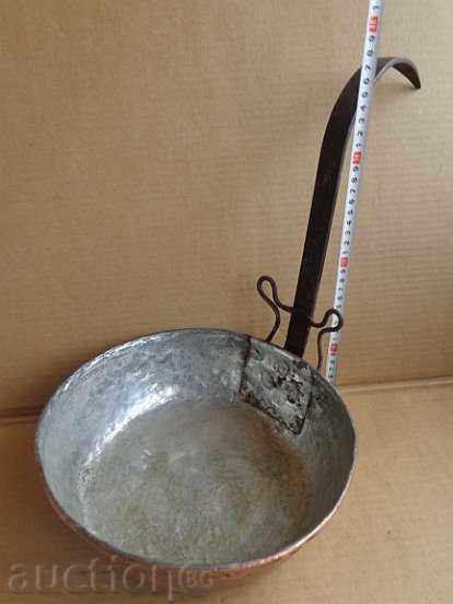 Стар меден тиган, бакър, тава, меден съд - 7 Стар меден тиган, бакър, тава, меден съд - 7