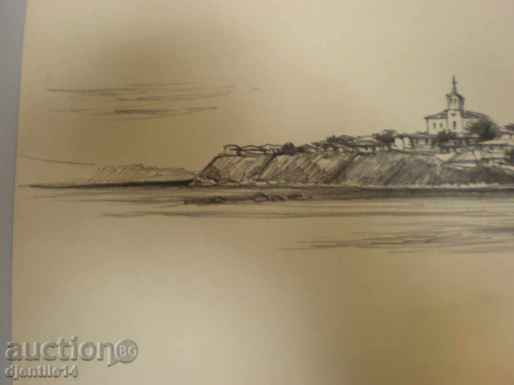 Auction felt-tip pen picture. Auction felt-tip pen picture.