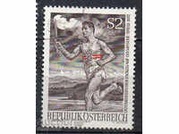 1972. Австрия. Олимпийската щафета на австрийска територия.