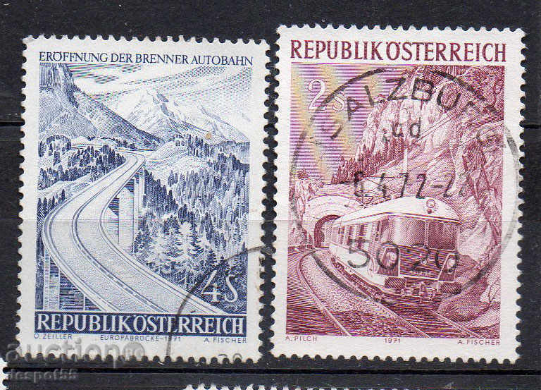 1971. Австрия. Транспорт.