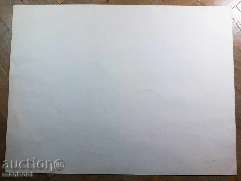 Auction 1223 Unknown author Landscape drawing P.24 / 32см Auction 1223 Unknown author Landscape drawing P.24 / 32см