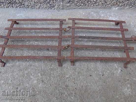 An old hand-forged grill, a steak, wrought iron - 6 An old hand-forged grill, a steak, wrought iron - 6