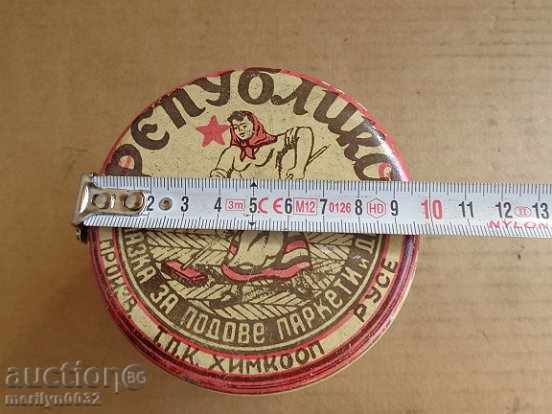 Metal Box Parket Early Social 50th of the 20th Century - 5 Metal Box Parket Early Social 50th of the 20th Century - 5