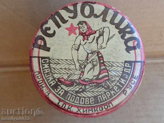 Metal Box Parket Early Social 50th of the 20th Century - 6 Metal Box Parket Early Social 50th of the 20th Century - 6