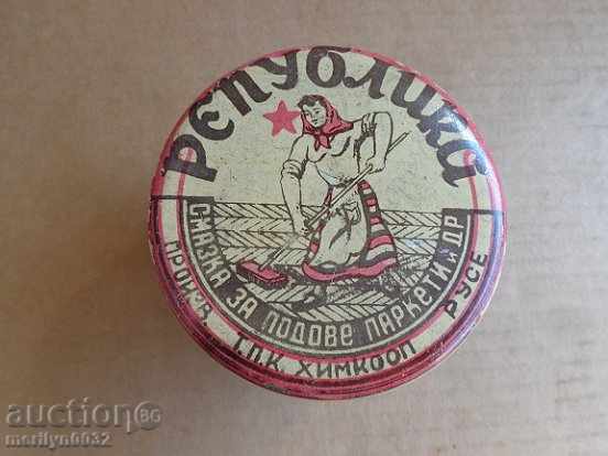 Metal Box Parket Early Social 50th of the 20th Century - 7 Metal Box Parket Early Social 50th of the 20th Century - 7