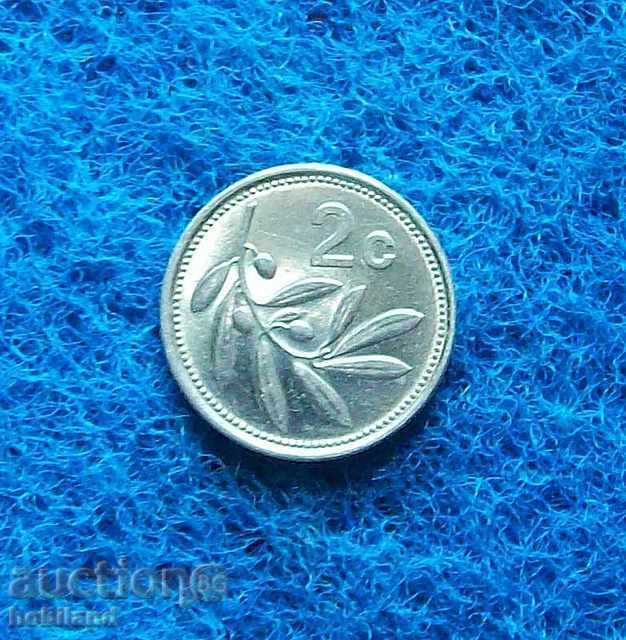 Malta 2 cenți 2002 cu preț 1.00 BGN | € 0.51 Malta 2 cenți 2002 cu preț 1.00 BGN | € 0.51