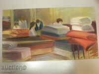 pictură, hârtie pastel.